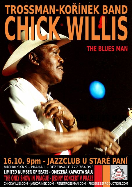 Chick Willis: špičkové blues v Čechách